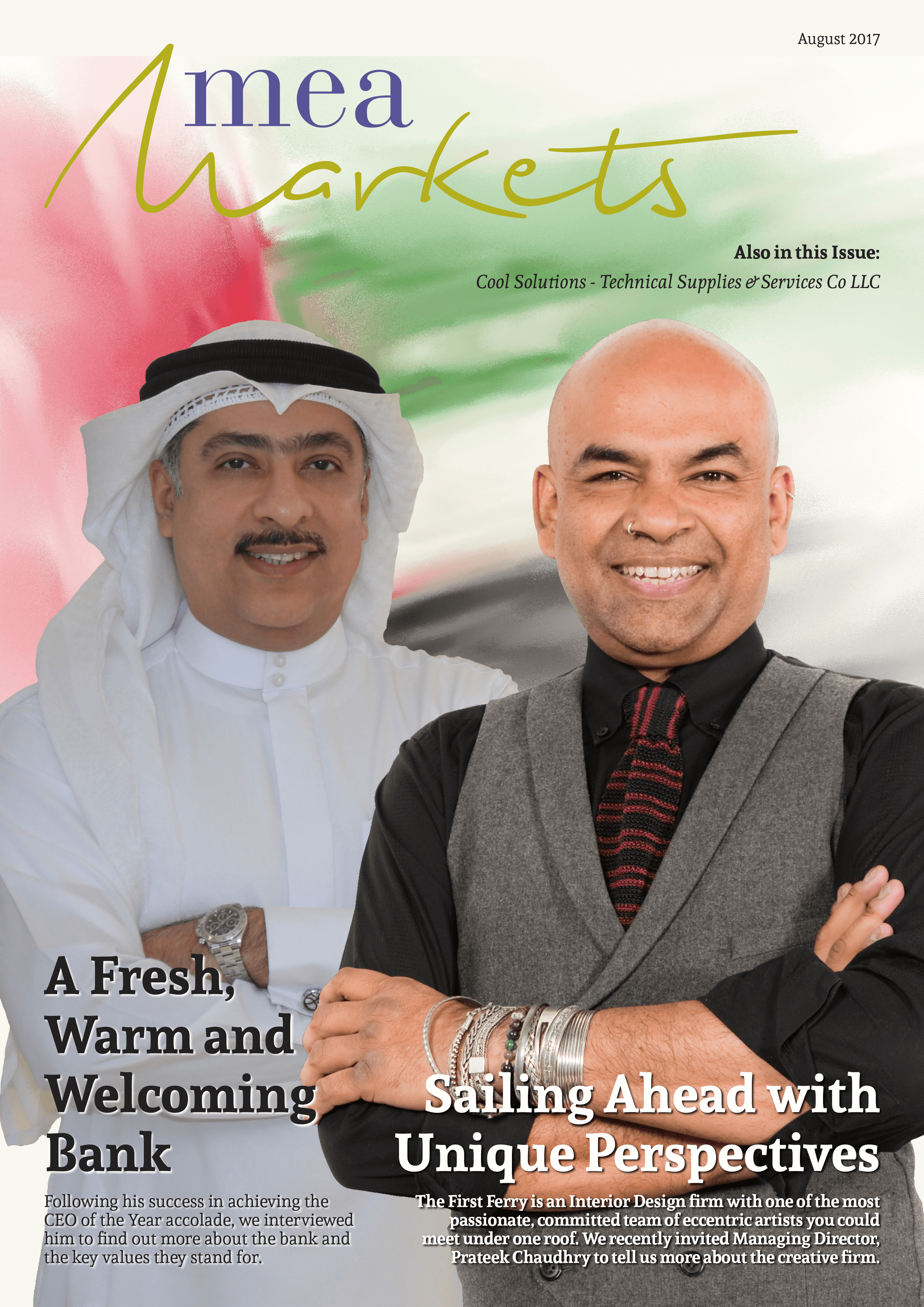 Magazine cover image - MEA Markets August 2017 | MEA Markets