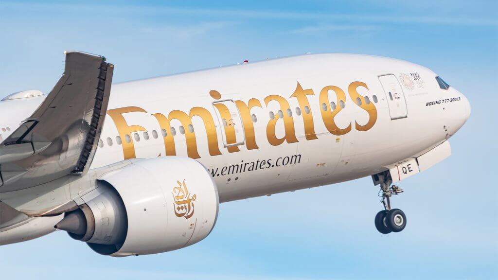 Emirates plane