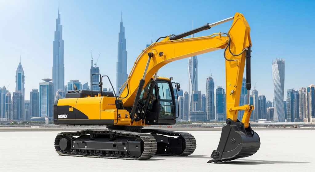 Post Thumbnail - Building the Future: The Critical Role of Advanced Excavator Track Pads in MEA’s Giga-Projects