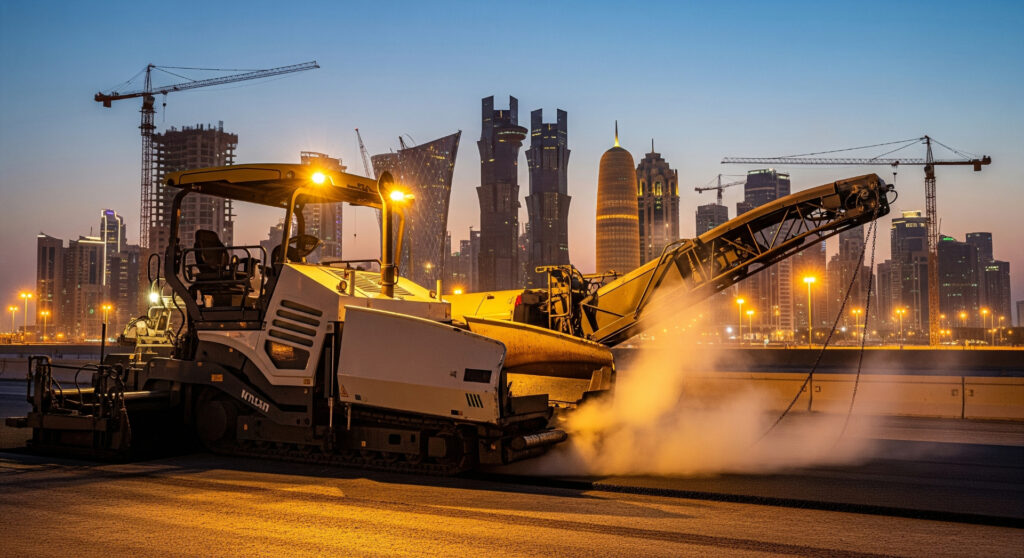 Post Thumbnail - Laying the Groundwork for Visionary Projects: The Rise of High-Durability Asphalt Paver Tracks in the MEA